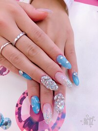 スカルプ　ストーン埋め尽くし