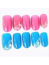 ネイルサロン クイール 小山店(NAIL SALON QUILL)/ワンカラー＋クラッシュシェル