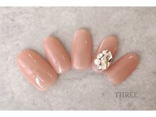 スリー 自由が丘(THREE)/定額★ピンク×ランバスビジュー