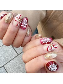お正月ネイル