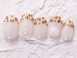 フレンチヒョウ柄バラ￥10550
