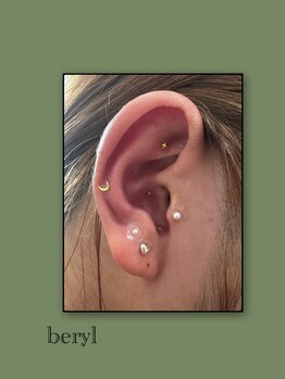 ベリル(beryl)/耳つぼジュエリー
