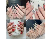 Aura Nailの雰囲気（長さ出しや韓国系・ワンホンネイルなどトレンドデザインが得意）