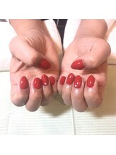 モンチーズ ネイル(Monchies Nail)/ワンカラープラスストーン