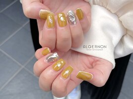 yellow × silver