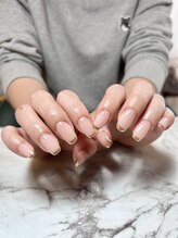 テソロネイル(TESORO nail)/ミラーフレンチ