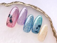 ネイルサロンフォーユー(for u)/ヤシの木ネイル￥6980
