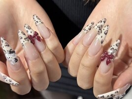 ヒョウ柄ネイル