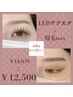 【平日12時～15時限定】LEDマツエク120本×美眉WAX　¥14520→¥12500