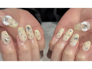 ミヤビネイル(miyabi nail)/スター羽ネイル　平間担当