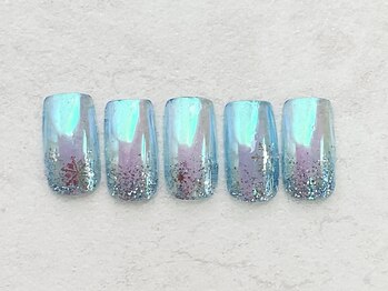 アイビー(Aivy)/冬オーロラネイル