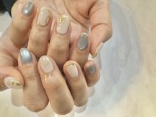 フリースタイル(Free Style)/☆マグ×ミラーの前撮りネイル☆