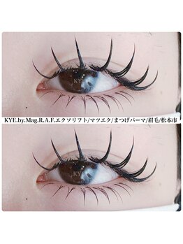 キー バイ マグラフ 南松本店店(KYE by Mag R.A.F)/LED下まつげ/束感まつげ/百瀬