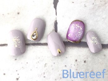 ネイルアンドまつげエクステ ブルーリーフ 四谷三丁目店(Blue Reef)/宝石ネイル
