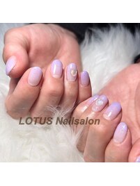 パープルグラデーション￥5500～