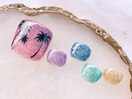 ヤシの木ネイル￥6500