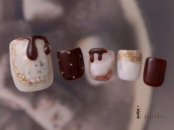 アイネイルズ 吉祥寺店(I nails)/チョコレートバレンタインフット