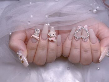 ユミ(U mi)/チップ長さ出し>アートやり放題