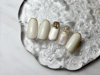 スパイス ネイルズ アンド スパ 玉川高島屋SC店(SPICE NAILS&SPA)/basicアート ¥11000