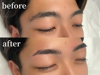 エムズアイブロウ 天王寺店(M'sアイブロウ)/ハリウッドブロウリフト#直線