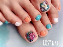 ROSYNAIL/アートフラワーフット