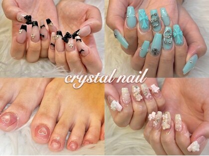 クリスタルネイル(crystal nail)の写真