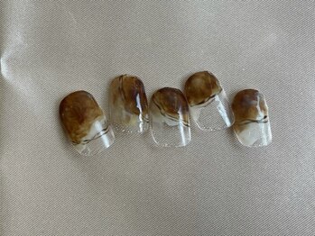 ゆびノさき/clear nail