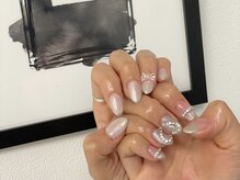 リボン(Ribbon)/【miuネイル】ワンホンネイル