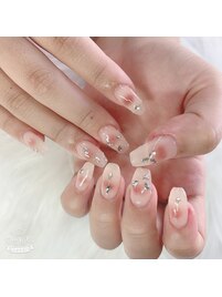 ふんわり可愛いネイル