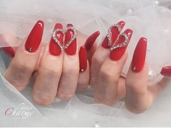 シャルム(Charme)の写真/Charmeこだわりデザインで何度も見ちゃうお気に入りの指先に♪ジェルネイル定額コース¥6500¥7500