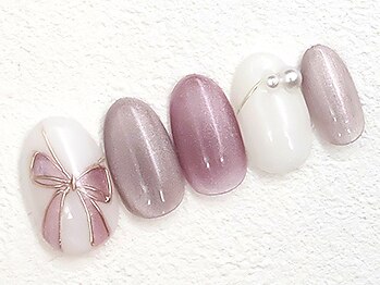 ワンラブネイルズ 新橋店(OneLoveNails)/【定額】6490円★リボン