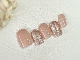 マグネット×ラメ