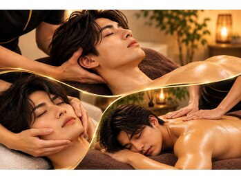 ジェイグロウ 中目黒(J.Glow)の写真/体も頭も顔も！からだも脳疲労もスッキリ★お得な３種　全身筋膜リンパ×ヘッド×顔筋ほぐし　　男女OK