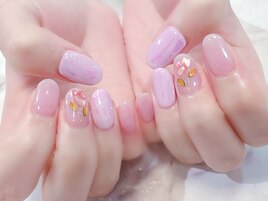#フラワーネイル