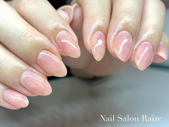 ライズ 本町店(Raize)/桃ネイル/フルーツネイル/ピンク