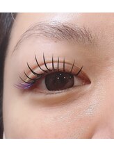 ラッシュバー 天王寺店(LUSH BAR)/目尻にカラーエクステ