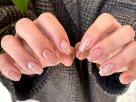 ツイード/大人上品/ピンク