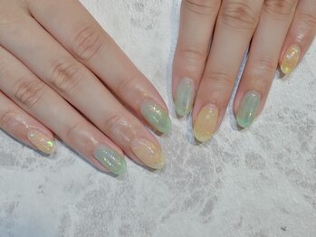 ラルネイル 大宮(Lull. nail)/＃シアーネイル＃フィルムネイル
