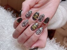 レアネイル 新宿(le'a nail)/ツイードネイル