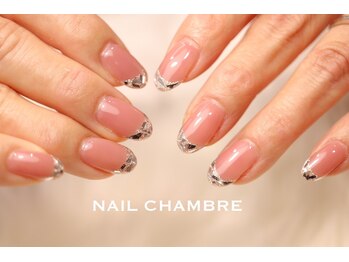 ネイル シャンブル(nail CHAMBRE)/褒められNo.1!!ガラスフレンチ