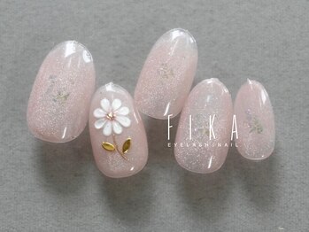 まつ毛エクステアンドネイル フィーカ 新松戸(FIKA)/お花アート