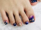 妖艶さ溢れるフットネイル♪