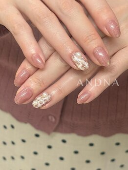 ざっくりふわりツイード×ピンク