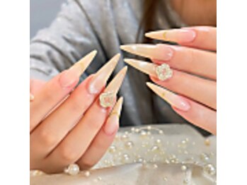 【パラジェル/持ち込み/長さだし】Kiwami nail salon 桜木町の写真/【桜木町駅/つけ放題】大切なイベントやブライダルに♪【hand /foot/つけ放題】持ち込みデザイン可能◎