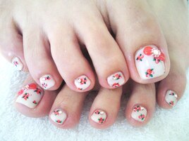 フットジェル(小花柄)