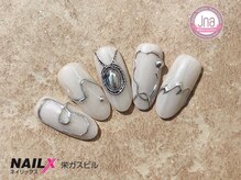 ネイリックス 栄ガスビル(NAILX)/メタリックライン☆