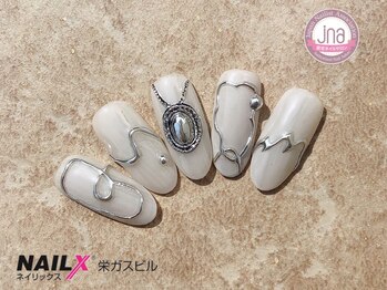 ネイリックス 栄ガスビル(NAILX)/メタリックライン☆