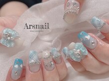 アルスネイル(Ars nail)/アーガイルリボンネイル