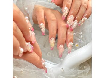パピーネイル 北千住店(PUPPY NAIL)/クリアスカルプネイルで夢かわ♪