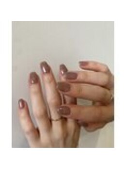 ネイルサロン エーナイン 旭川春光店/シアー×ワンカラー